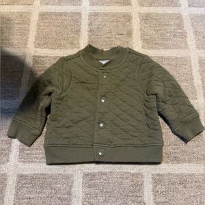 Hanna Andersson Quilted Green Kids Jacket